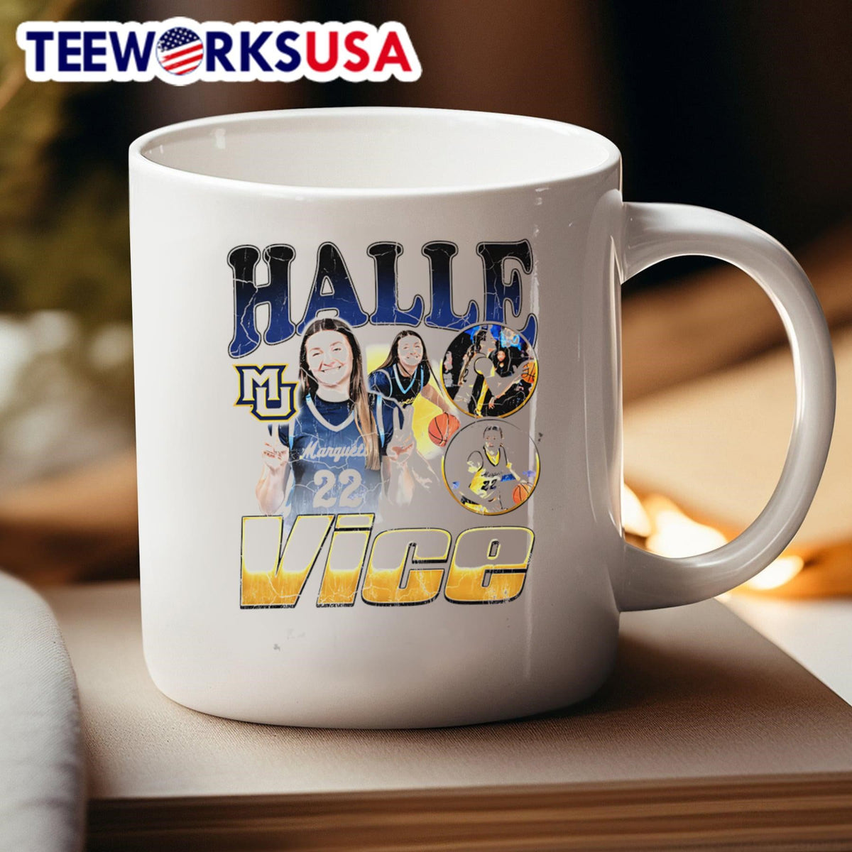 Halle Vice Marquette 90s - Adult & Kids T-Shirts, Sweatshirts & Hoodies apparel design preview 4