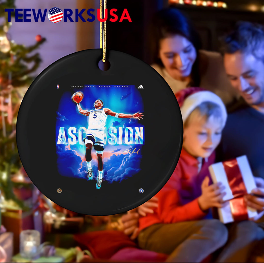 Ascension Anthony Edwards Minnesota Timberwolves - Adult & Kids T-Shirts, Sweatshirts & Hoodies apparel design preview 4