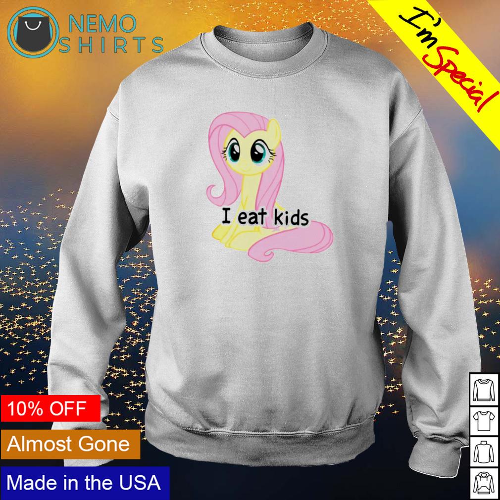 Fluttershy I eat - Adult & Kids T-Shirts, Sweatshirts & Hoodies apparel design preview 4