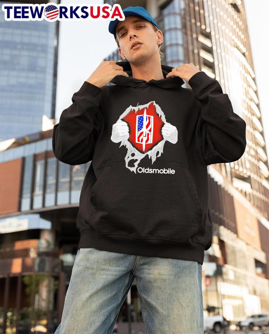 Oldsmobile Toronado tear - Adult & Kids T-Shirts, Sweatshirts & Hoodies apparel design preview 3