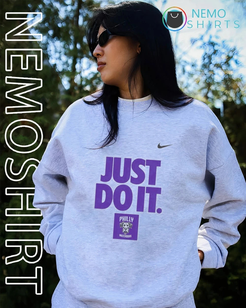 Philadelphia Waterdogs Just Do It - Adult & Kids T-Shirts, Sweatshirts & Hoodies apparel design preview 2