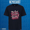 My God is greater than this battle breast cancer - Adult & Kids T-Shirts, Sweatshirts & Hoodies apparel design preview 1
