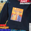 Cowboy Trump with a cat - Adult & Kids T-Shirts, Sweatshirts & Hoodies apparel design preview 1