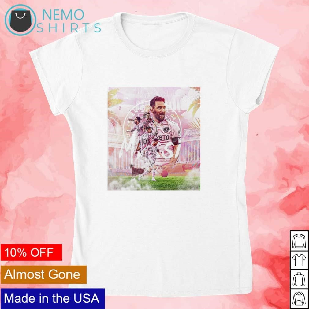 Lionel Messi Goat Inter Miami FC champion - Adult & Kids T-Shirts, Sweatshirts & Hoodies apparel design preview 4