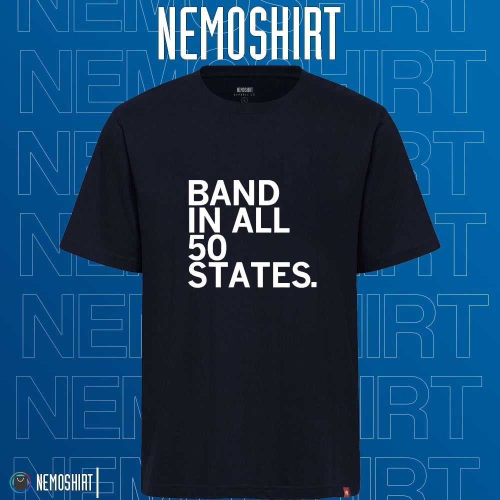 Band in all 50 states - Adult & Kids T-Shirts, Sweatshirts & Hoodies apparel design preview 1
