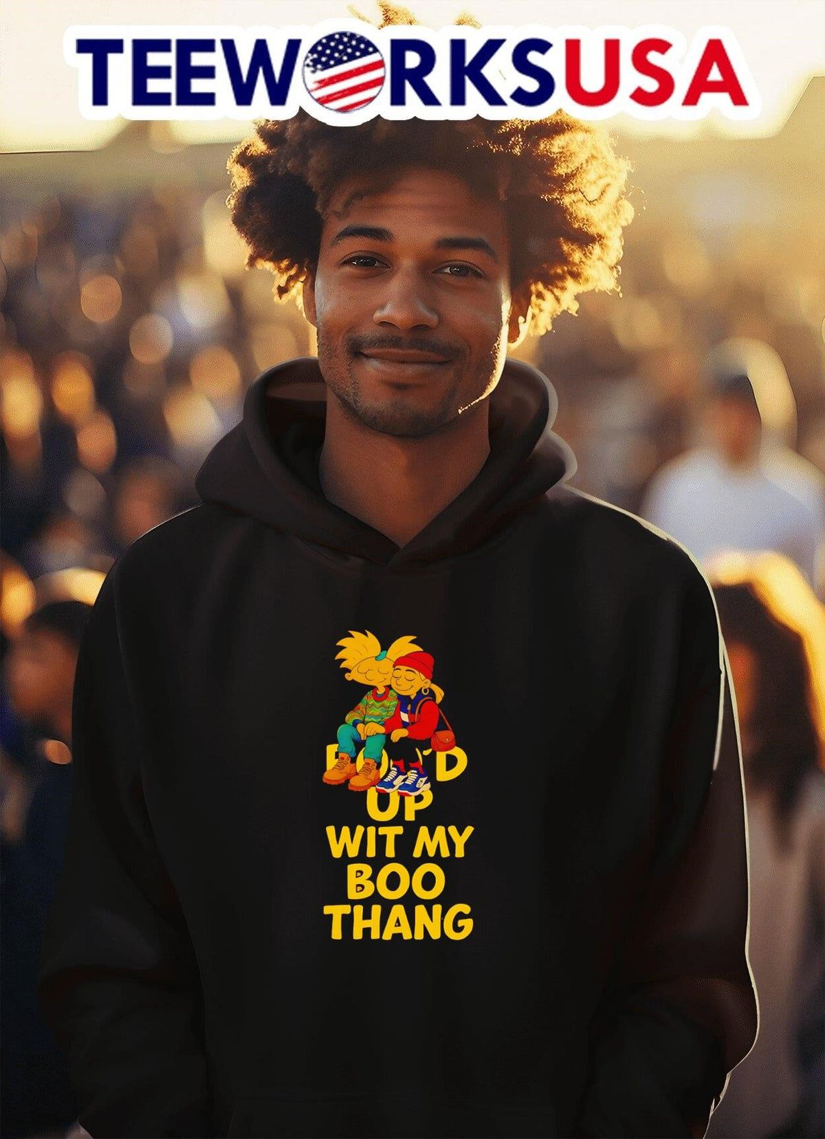 Wit my boo thang - Adult & Kids T-Shirts, Sweatshirts & Hoodies apparel design preview 2