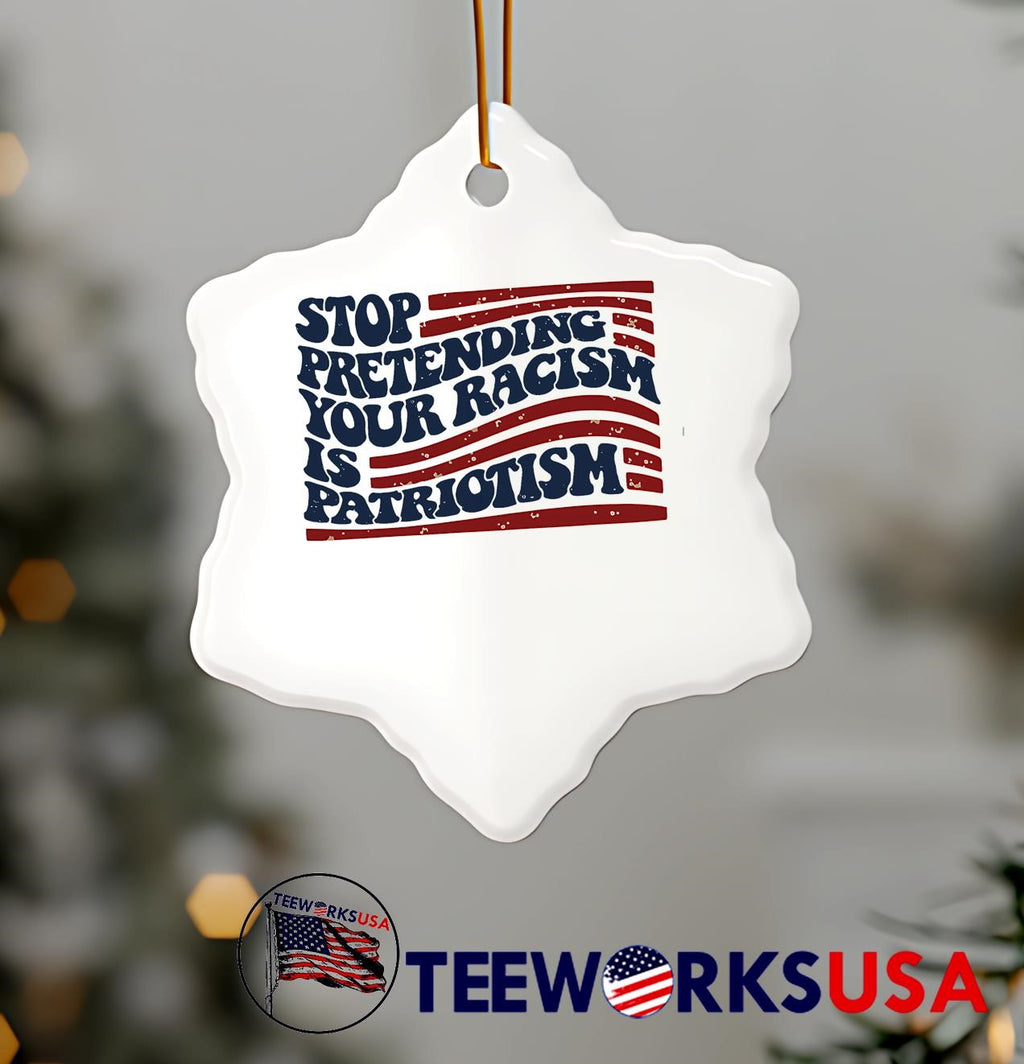 Stop pretending your racism is patriotism Anti Trump - Adult & Kids T-Shirts, Sweatshirts & Hoodies apparel design preview 7