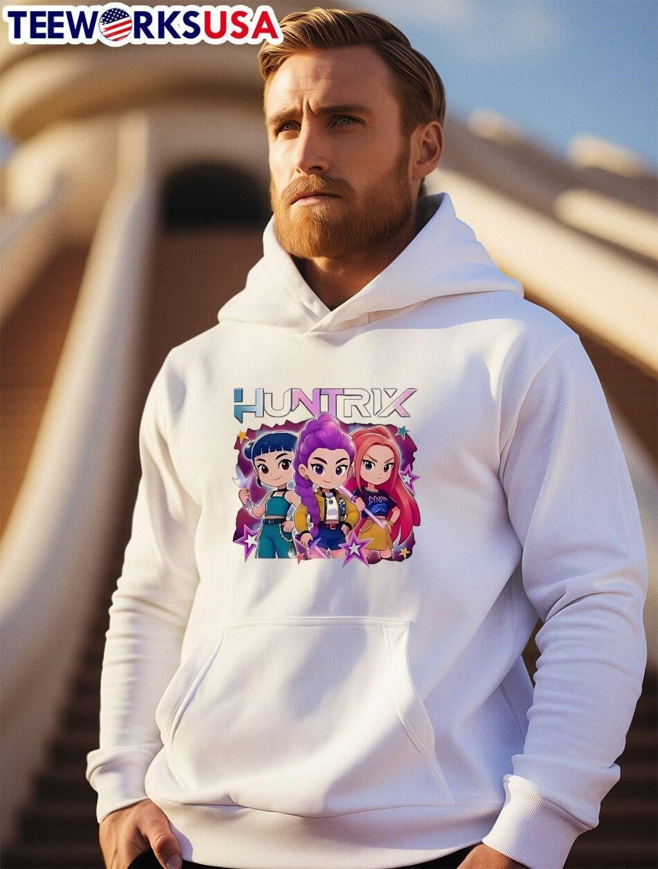 Huntrix Girlgroup Mira Rumi Joey Kpop Demon Hunters - Adult & Kids T-Shirts, Sweatshirts & Hoodies apparel design preview 2