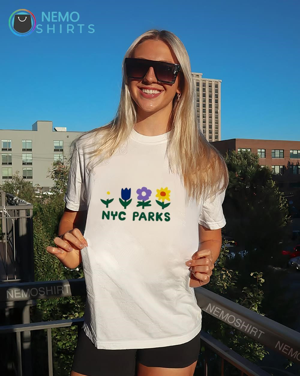 NYC Parks Flowers graphic - Adult & Kids T-Shirts, Sweatshirts & Hoodies apparel design preview 4