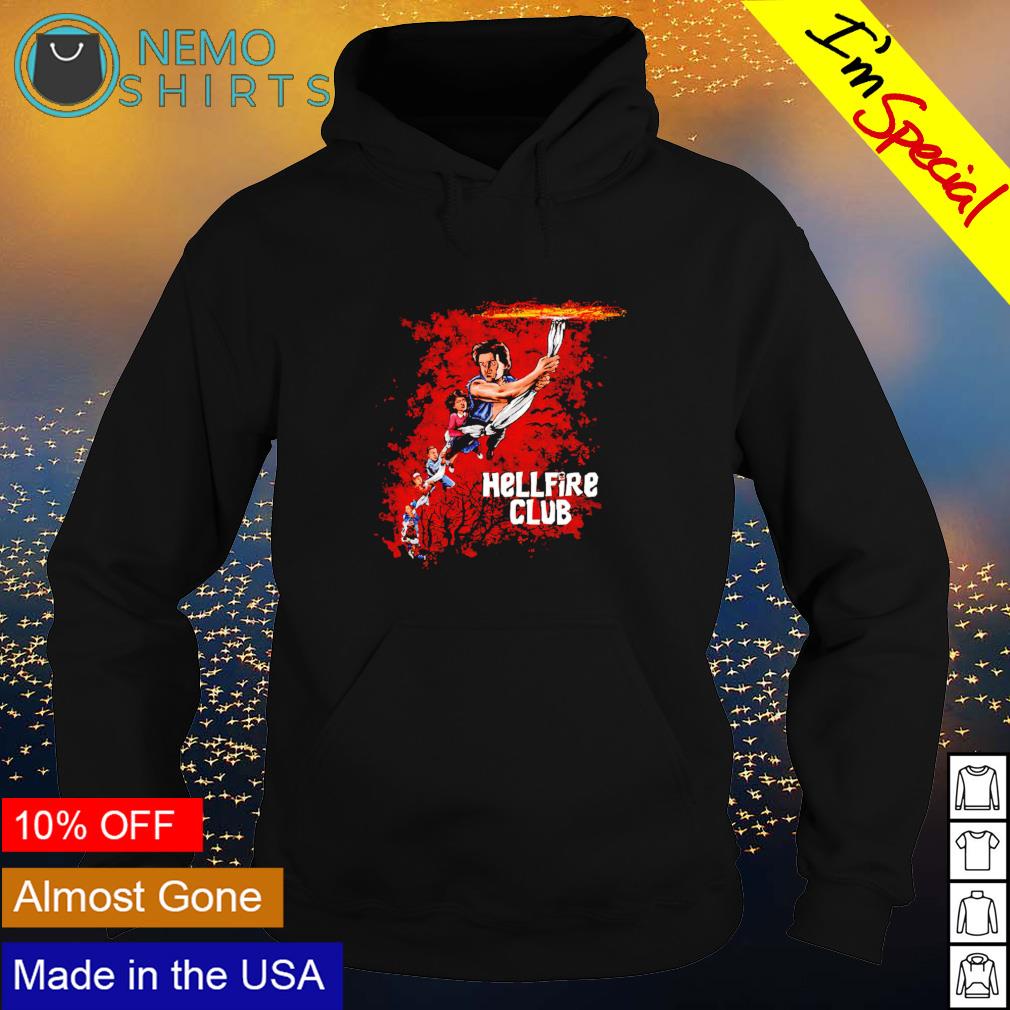 Stranger Things Hellfire club never say die - Adult & Kids T-Shirts, Sweatshirts & Hoodies apparel design preview 2