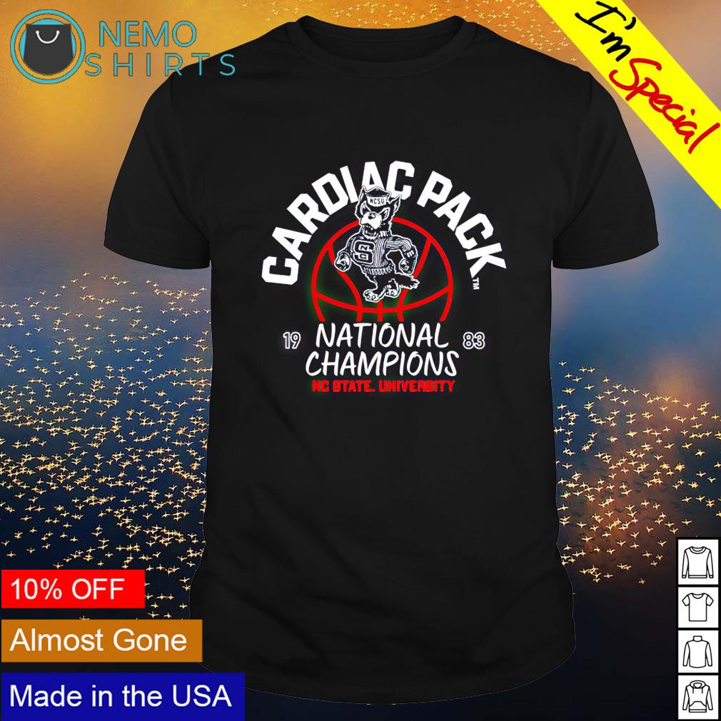 NC State Wolfpack 1983 national champions cardiac - Adult & Kids T-Shirts, Sweatshirts & Hoodies apparel design preview 1