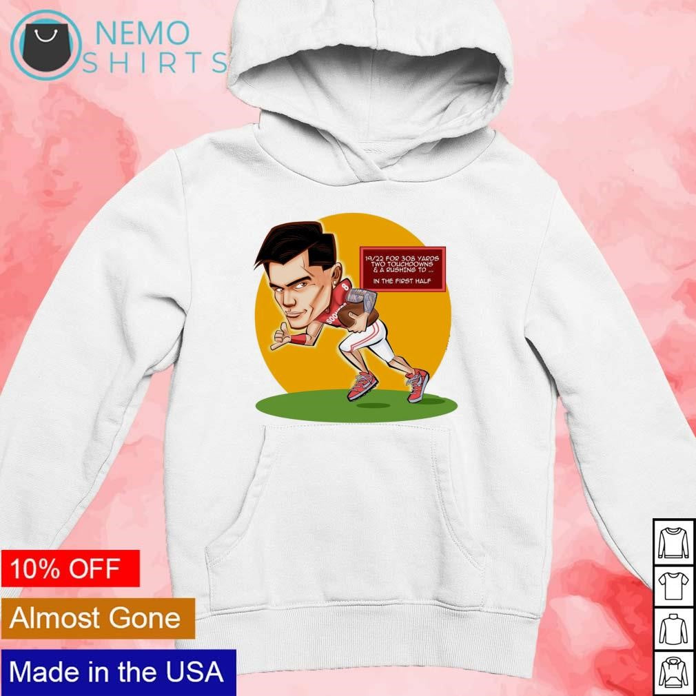 Oklahoma Sooners Dillon Gabriel 308 yards two - Adult & Kids T-Shirts, Sweatshirts & Hoodies apparel design preview 2
