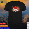Ice hockey goalie American flag - Adult & Kids T-Shirts, Sweatshirts & Hoodies apparel design preview 1