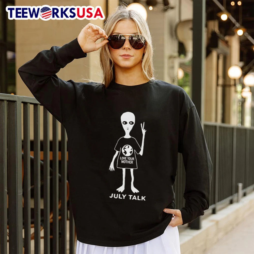 Love Your Mother July Talk Alien - Adult & Kids T-Shirts, Sweatshirts & Hoodies apparel design preview 4