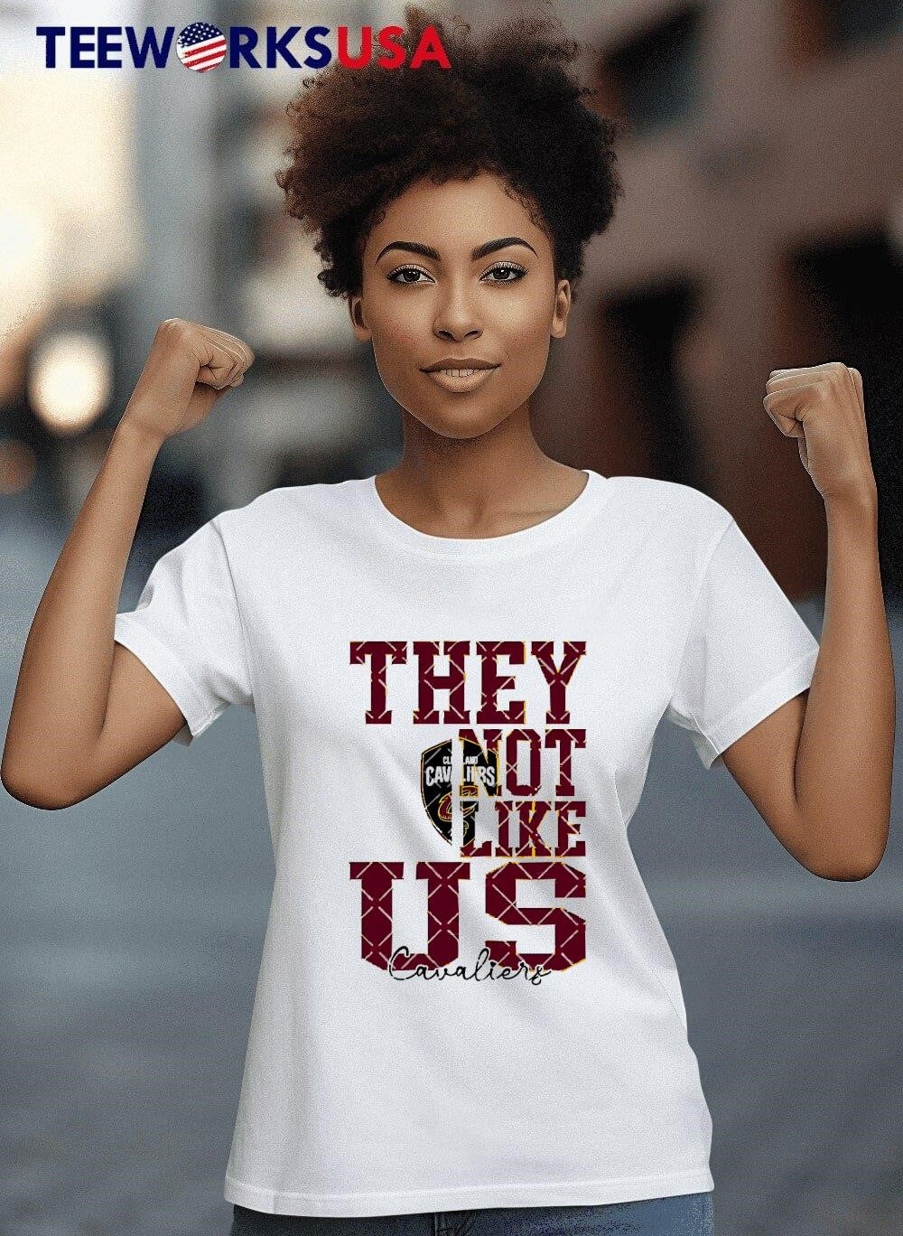 They Not Like Us Cleveland Cavaliers Basketball - Adult & Kids T-Shirts, Sweatshirts & Hoodies apparel design preview 8