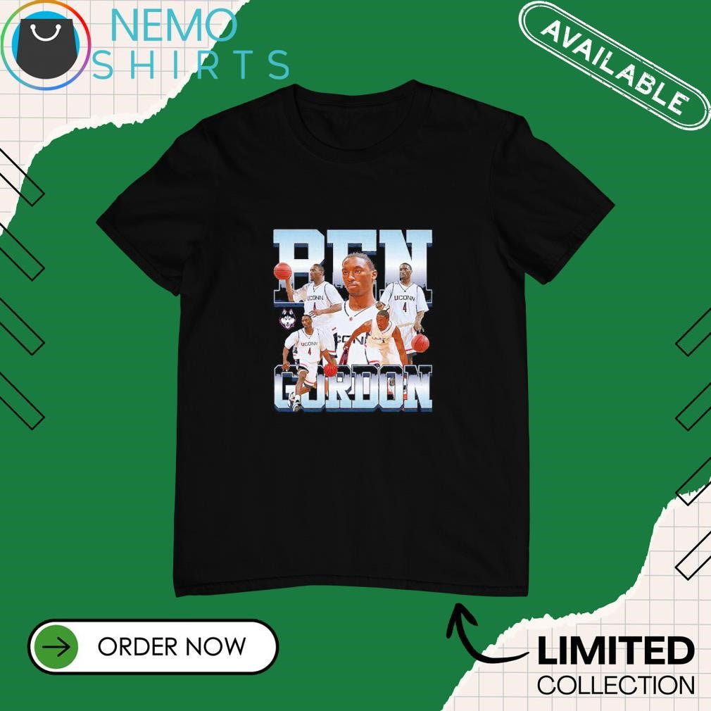Ben Gordon legend UConn Huskies men's basketball - Adult & Kids T-Shirts, Sweatshirts & Hoodies apparel design preview 1