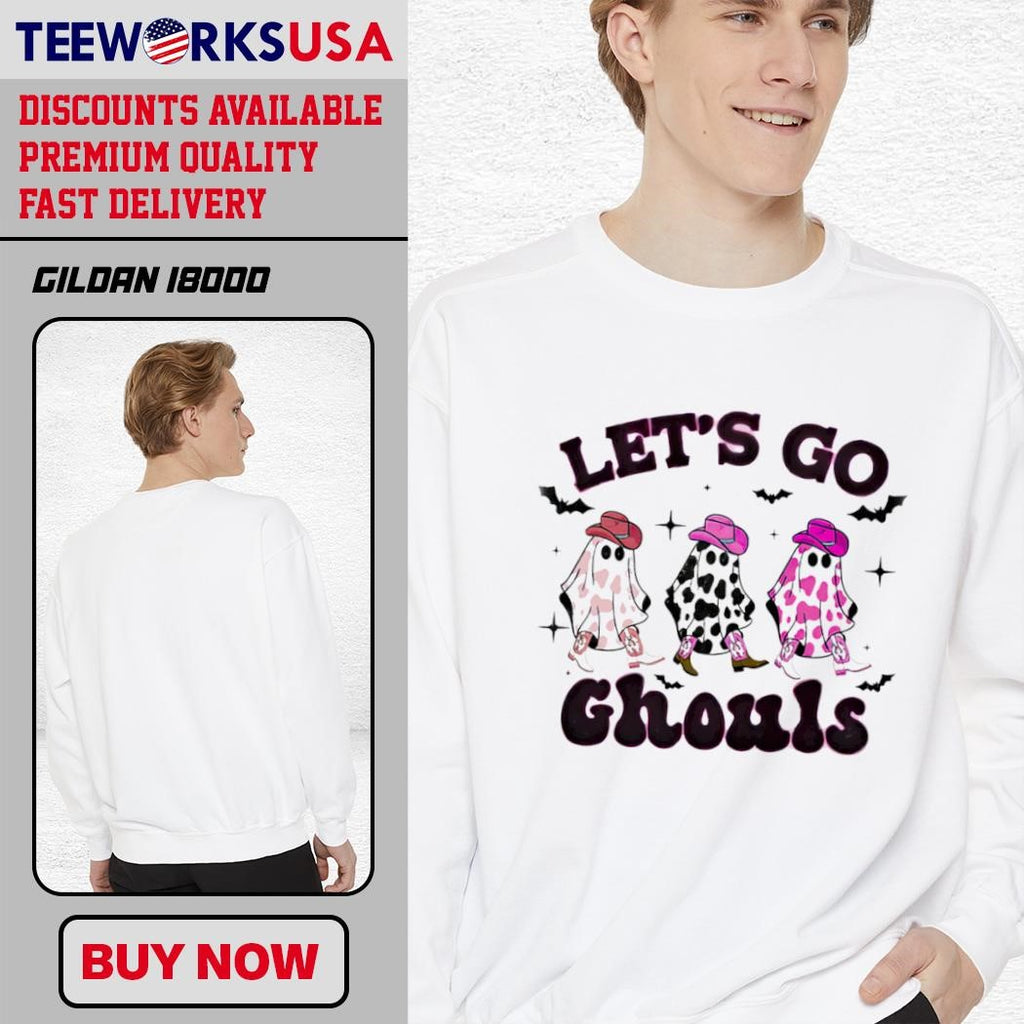 Let's go Ghouls - Adult & Kids T-Shirts, Sweatshirts & Hoodies apparel design preview 1