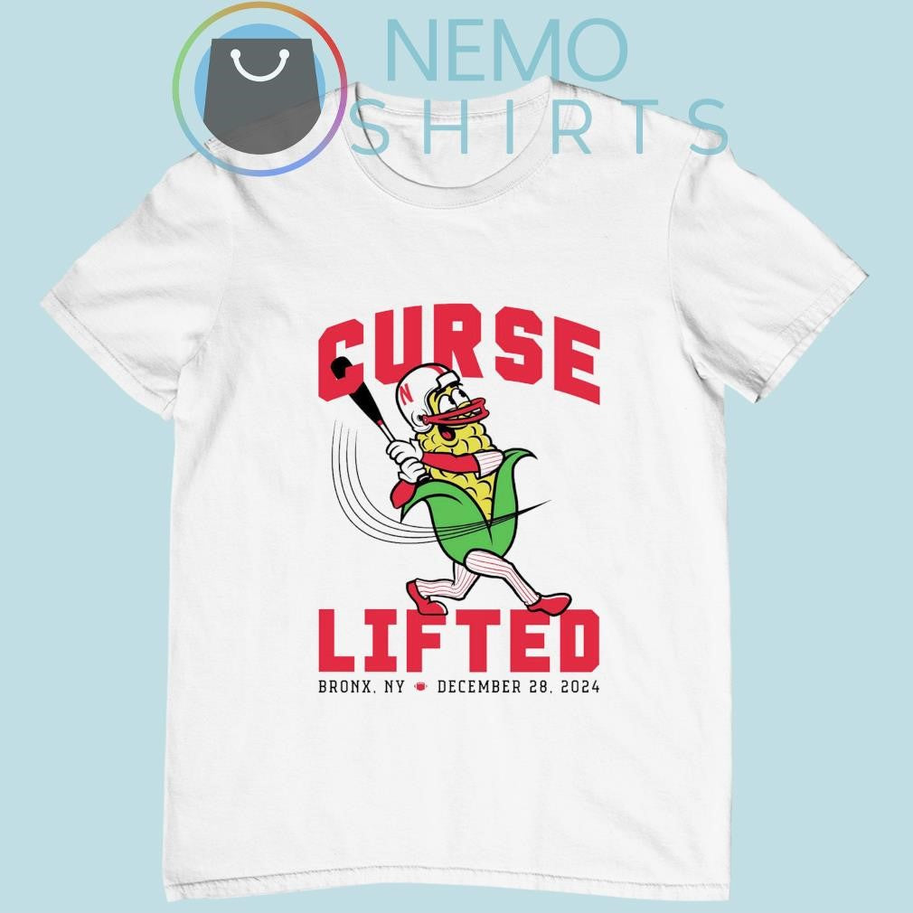 Curse lifted Nebraska Cornhuskers Bronx NY December - Adult & Kids T-Shirts, Sweatshirts & Hoodies apparel design preview 1