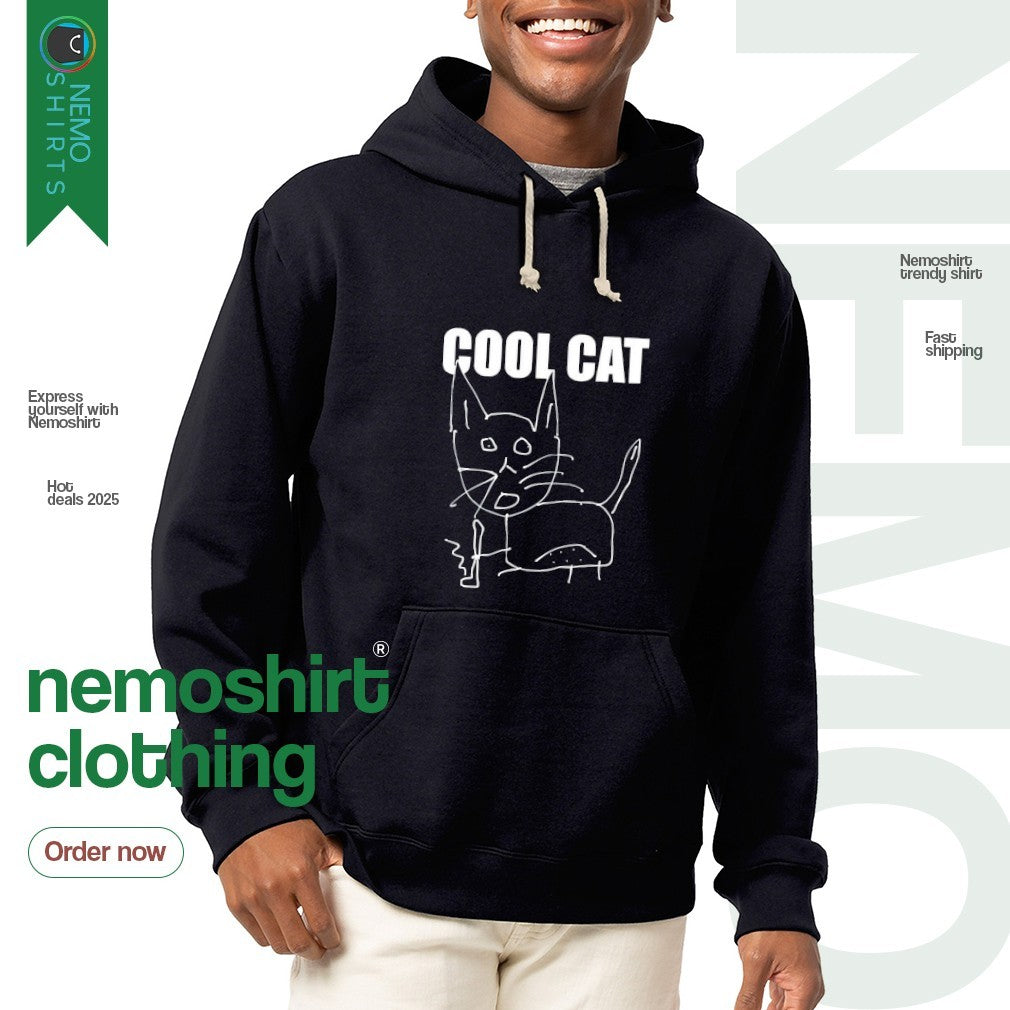 Jacob's cool cat - Adult & Kids T-Shirts, Sweatshirts & Hoodies apparel design preview 2