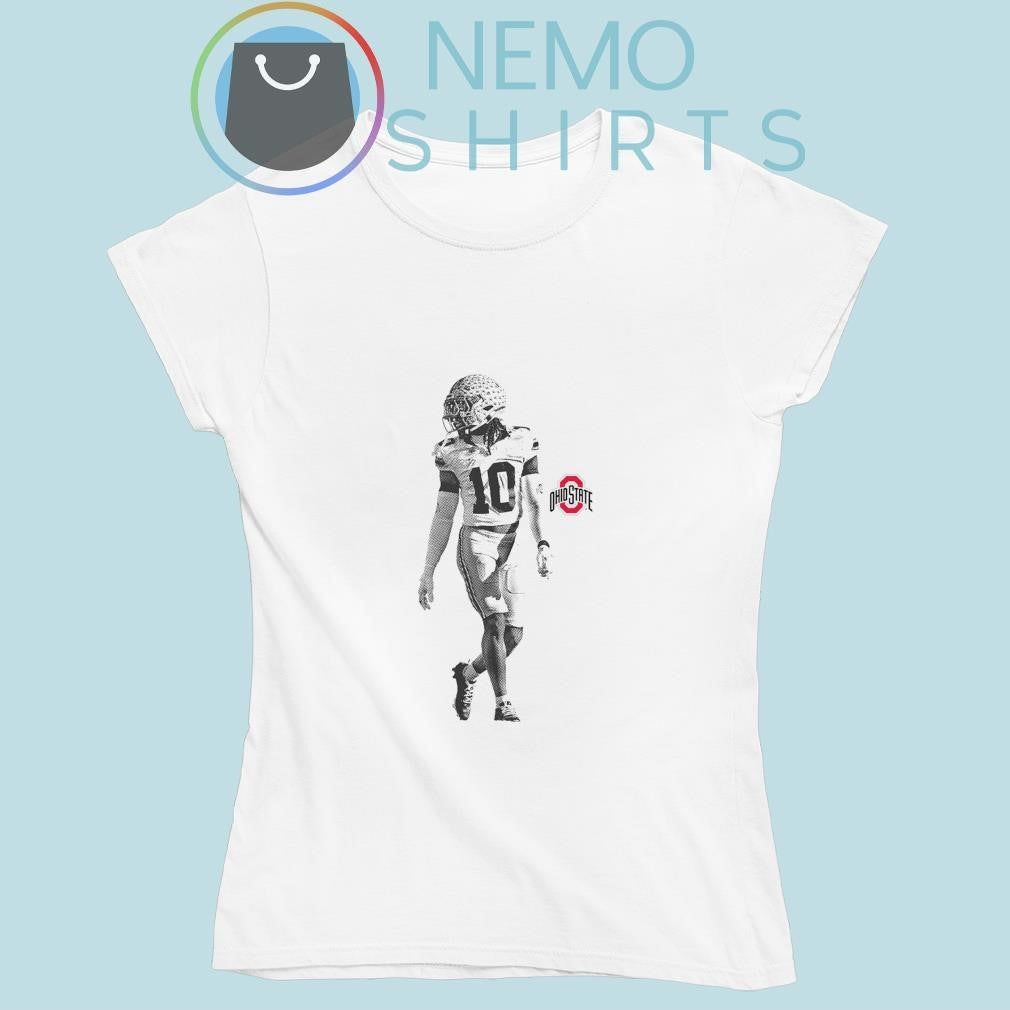 Denzel Burke Ohio State Buckeyes portrait - Adult & Kids T-Shirts, Sweatshirts & Hoodies apparel design preview 5