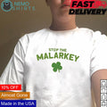 Stop the malarkey shamrock - Adult & Kids T-Shirts, Sweatshirts & Hoodies apparel design preview 1