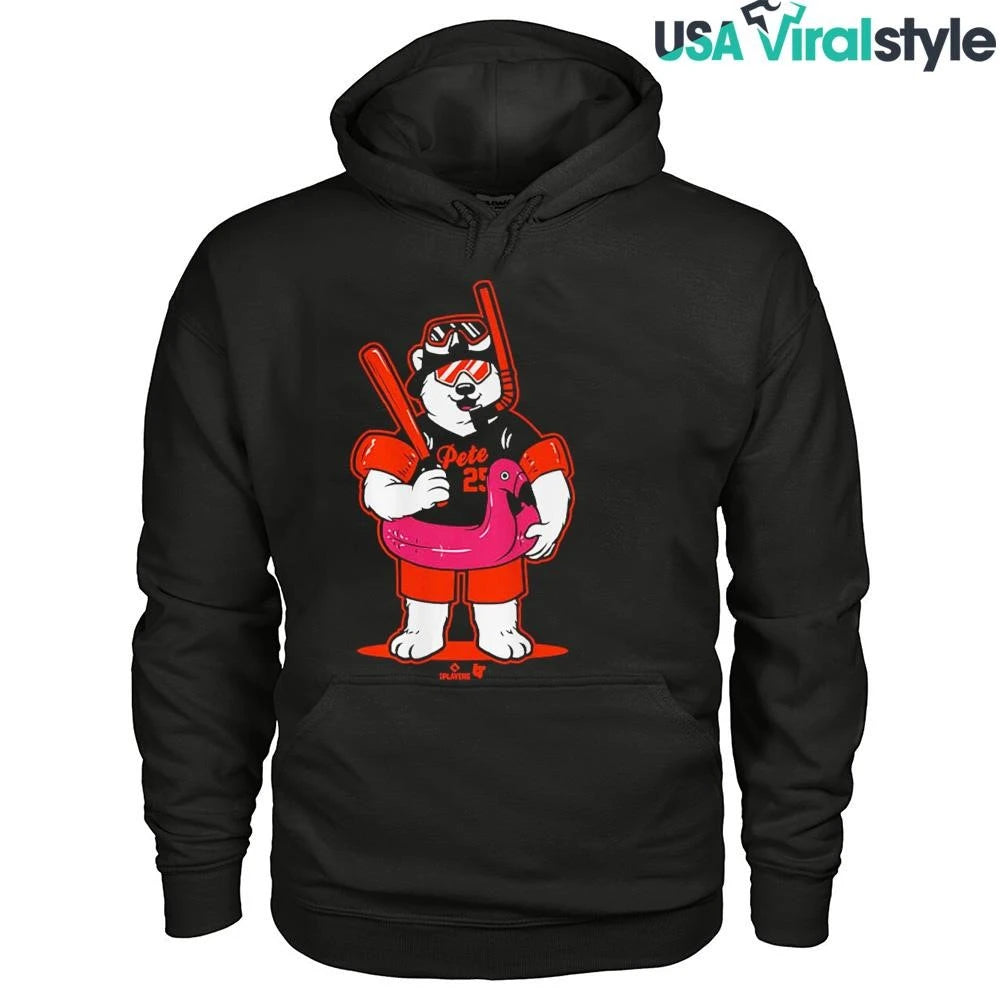 Pete Alonso Polar Splash Graphic - Adult & Kids T-Shirts, Sweatshirts & Hoodies apparel design preview 2