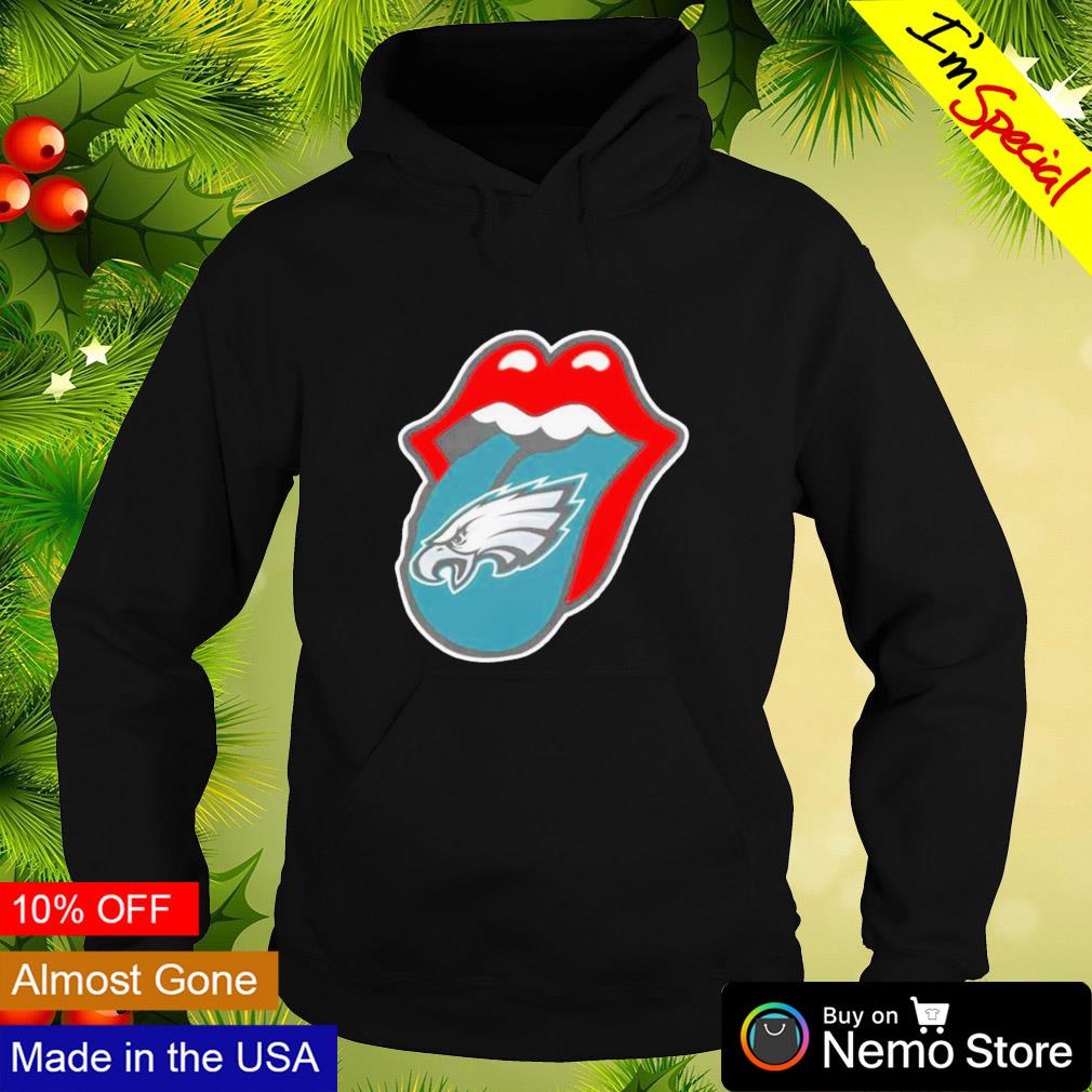 Philadelphia Eagles the rolling stones logo - Adult & Kids T-Shirts, Sweatshirts & Hoodies apparel design preview 2