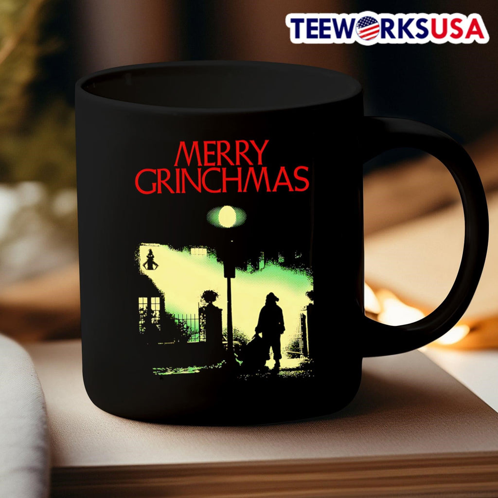 Merry Grinchmas - Adult & Kids T-Shirts, Sweatshirts & Hoodies apparel design preview 3