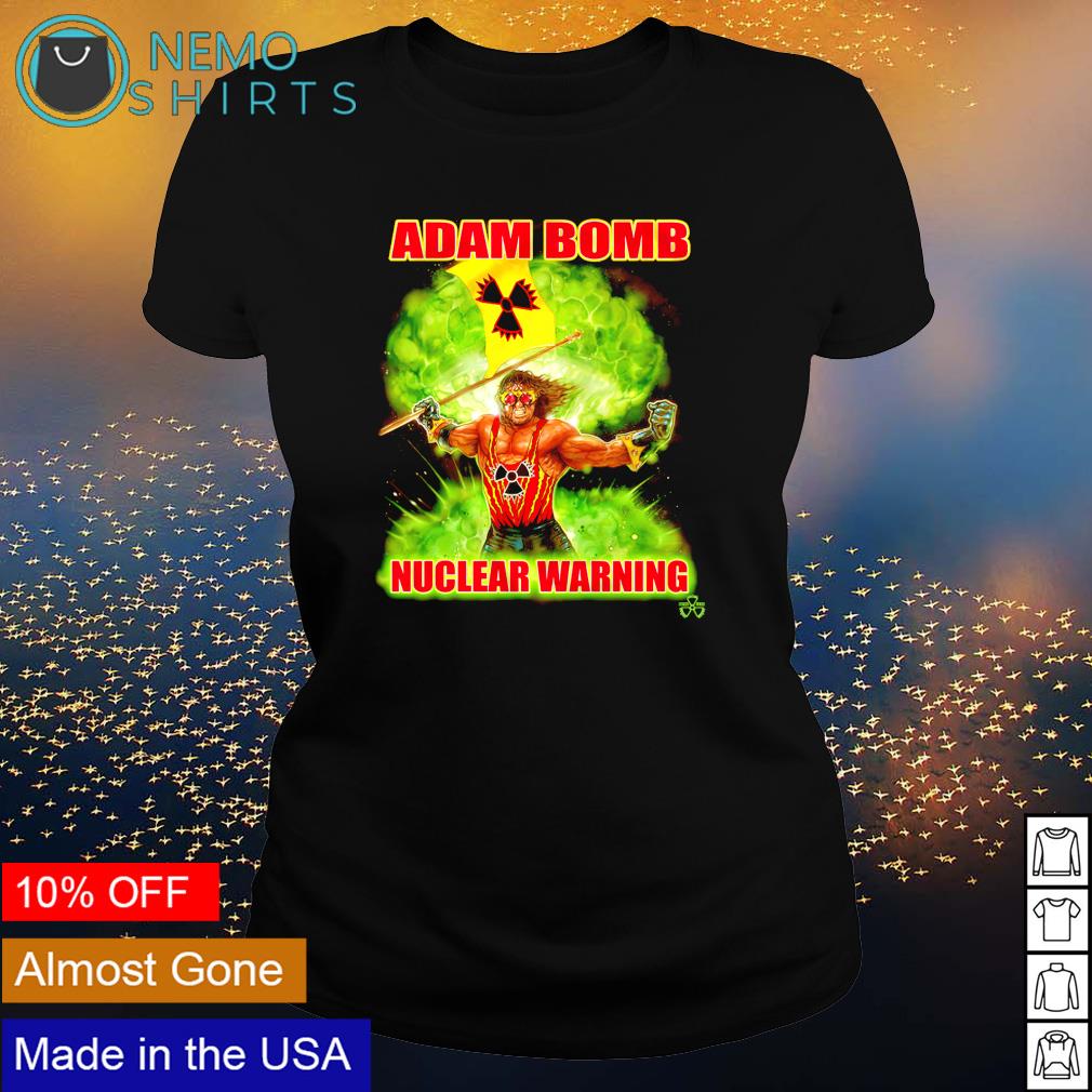 Adam Bomb Nuclear Warning - Adult & Kids T-Shirts, Sweatshirts & Hoodies apparel design preview 3