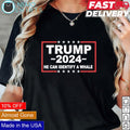 Trump 2024 he can identify a whale - Adult & Kids T-Shirts, Sweatshirts & Hoodies apparel design preview 1