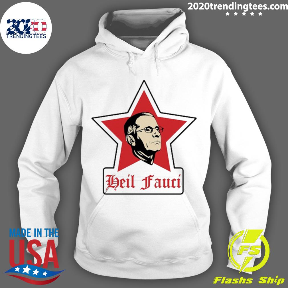 Official heil Fauci - Adult & Kids T-Shirts, Sweatshirts & Hoodies apparel design preview 2