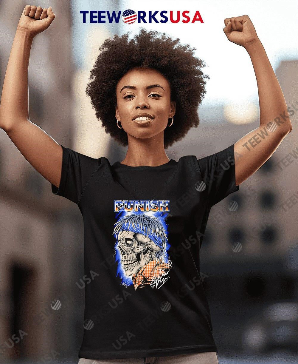 Punish skull lightning classic - Adult & Kids T-Shirts, Sweatshirts & Hoodies apparel design preview 7