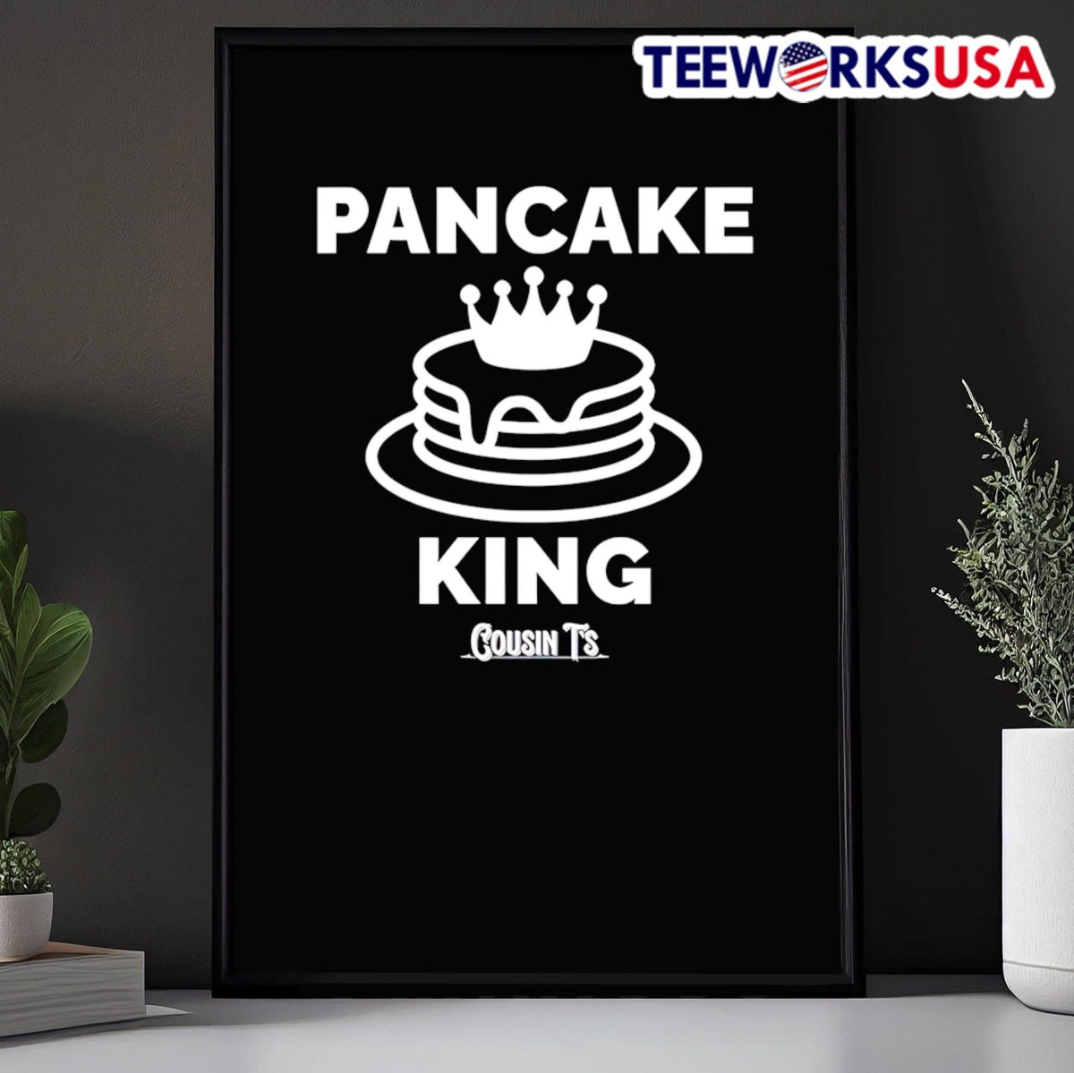 Terrence K. Williams Pancake King - Adult & Kids T-Shirts, Sweatshirts & Hoodies apparel design preview 5