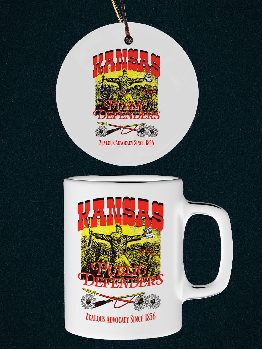 Kansas public defenders Zealous advocacy since 1856 - Adult & Kids T-Shirts, Sweatshirts & Hoodies apparel design preview 4