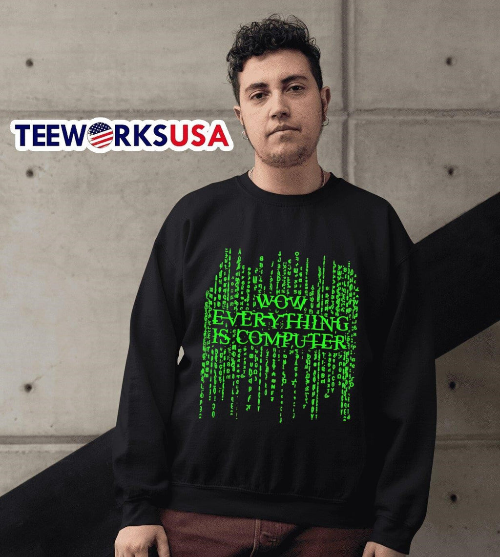 Wow Everything Is Computer 2025 - Adult & Kids T-Shirts, Sweatshirts & Hoodies apparel design preview 6