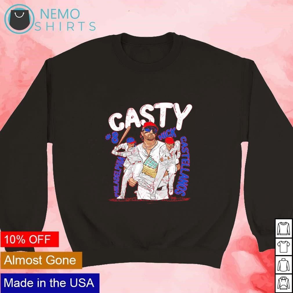 Casty Nick Castellanos Philadelphia Phillies baseball - Adult & Kids T-Shirts, Sweatshirts & Hoodies apparel design preview 3