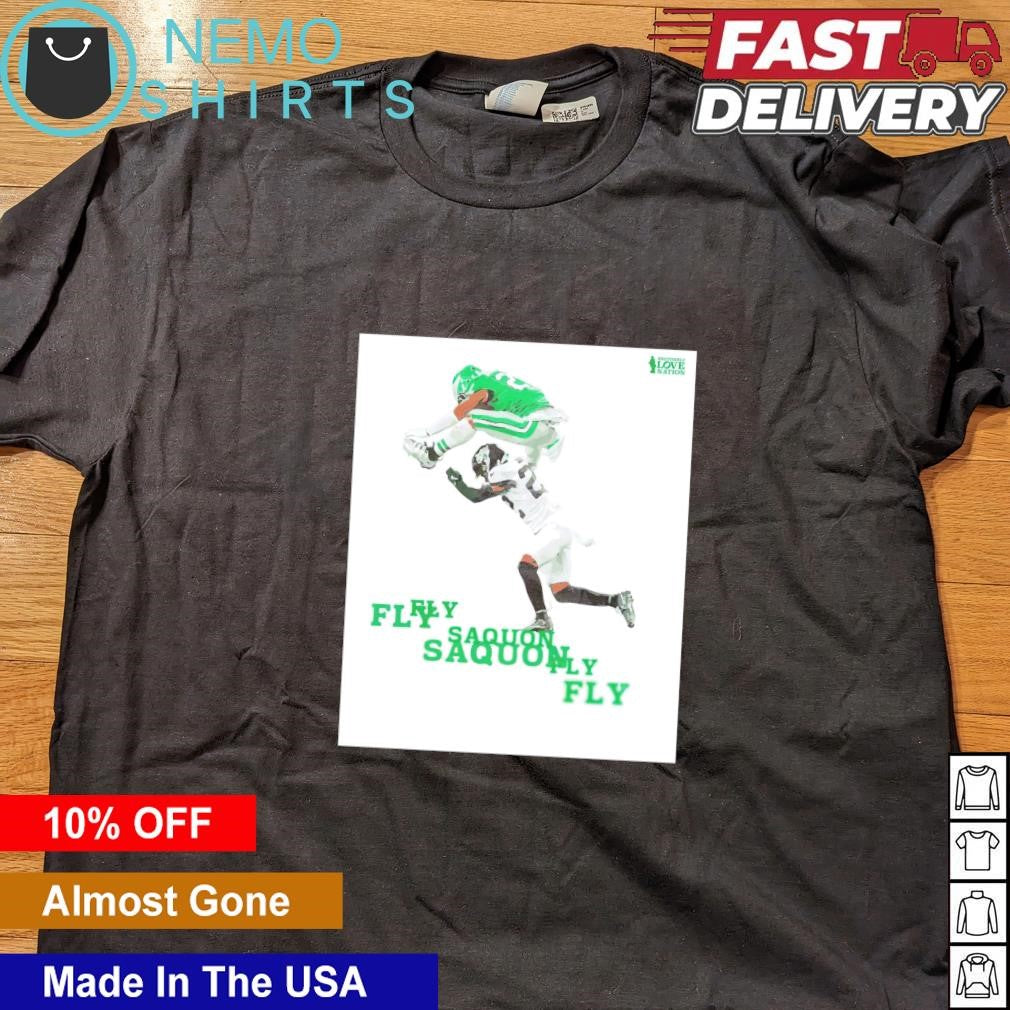 Fly Saquon Barkley Philadelphia Eagles - Adult & Kids T-Shirts, Sweatshirts & Hoodies apparel design preview 4