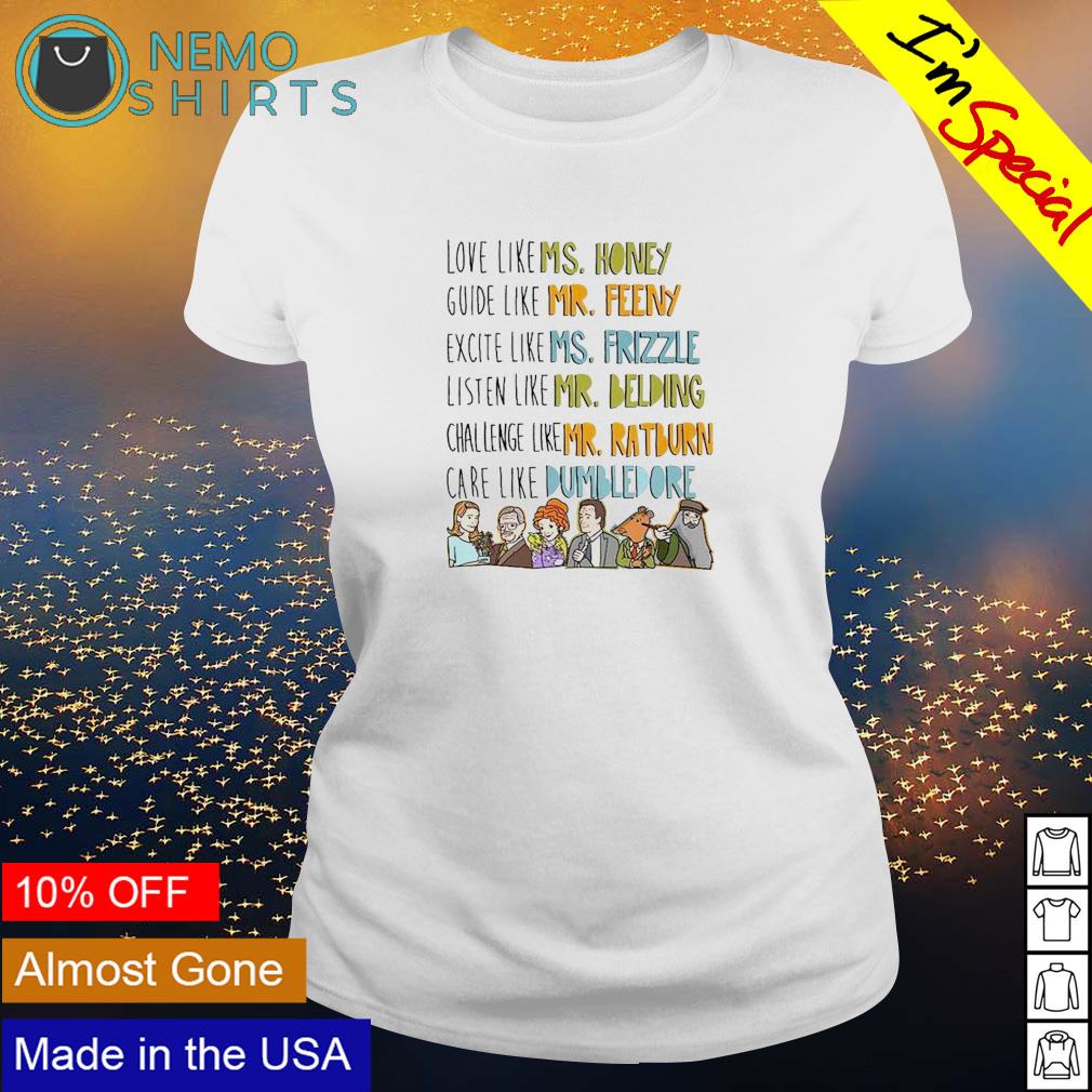 Love guide excite listen challenge care - Adult & Kids T-Shirts, Sweatshirts & Hoodies apparel design preview 3