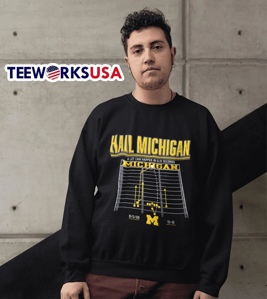 Hail Michigan A Lot Can Happen In 0.01 Seconds 9 5 26 - Adult & Kids T-Shirts, Sweatshirts & Hoodies apparel design preview 5