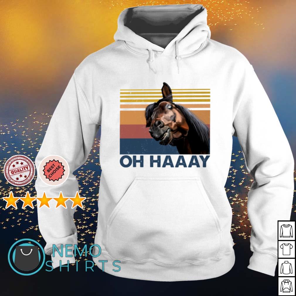 Horse Oh Haaay vintage - Adult & Kids T-Shirts, Sweatshirts & Hoodies apparel design preview 2