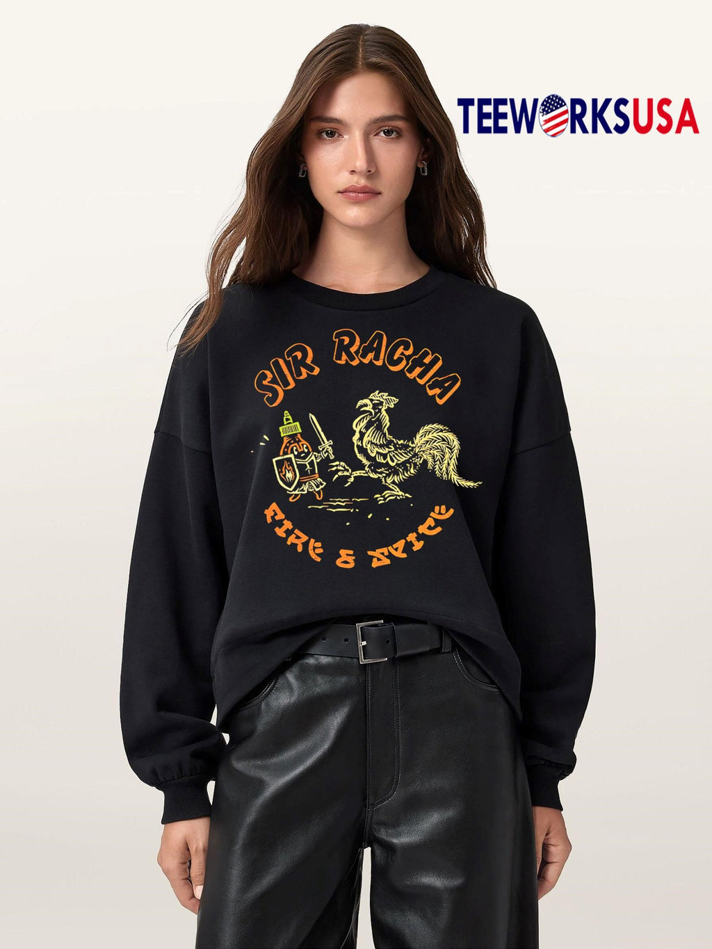Sir Racha halloween - Adult & Kids T-Shirts, Sweatshirts & Hoodies apparel design preview 5
