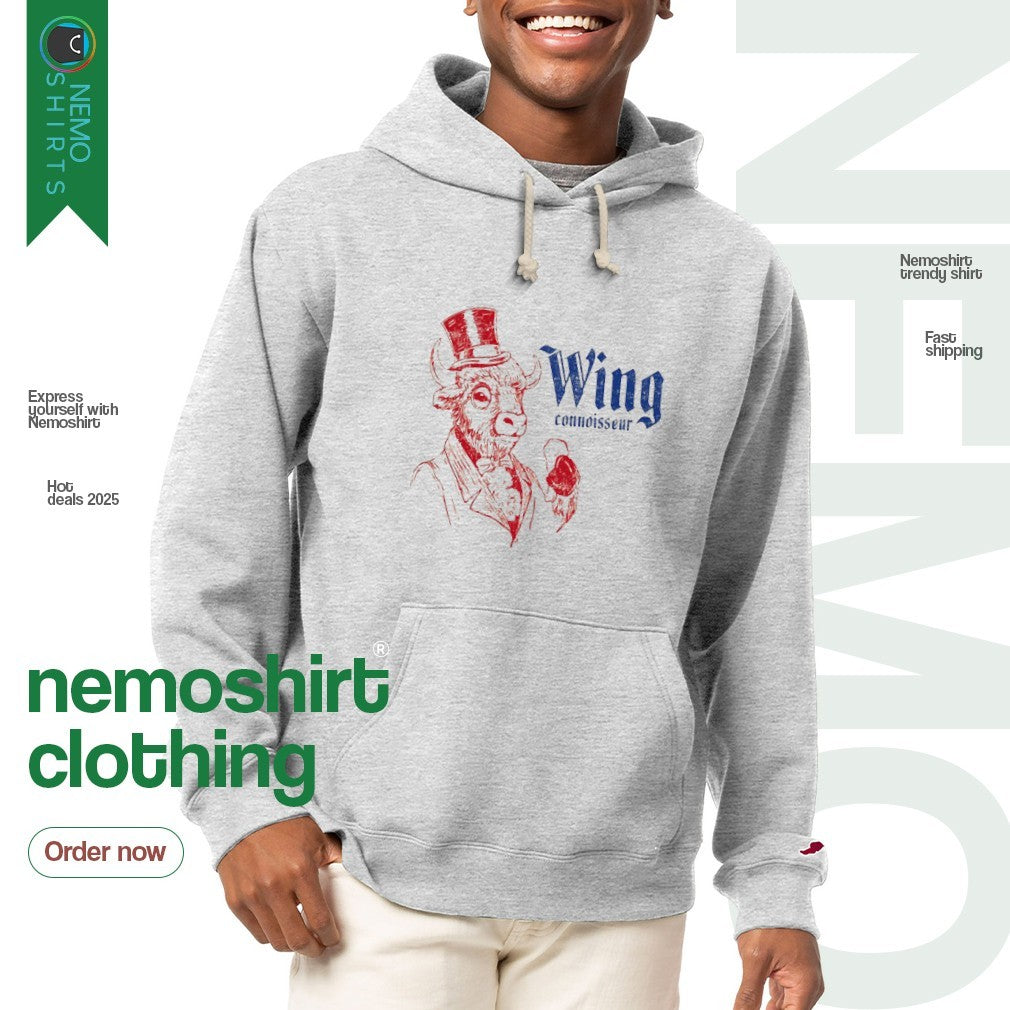 Wing connoisseur Buffalo Bills - Adult & Kids T-Shirts, Sweatshirts & Hoodies apparel design preview 2