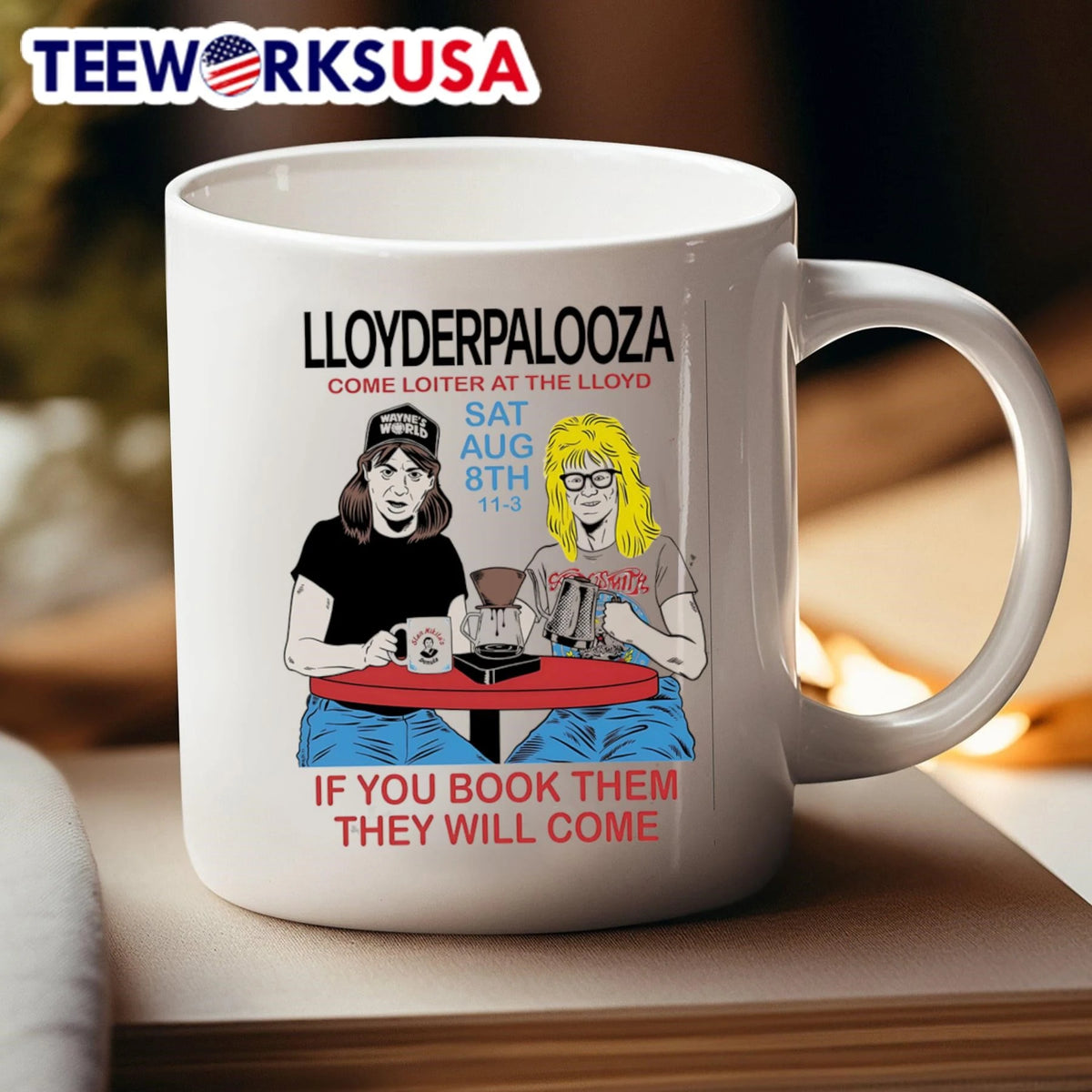 Lloydderpalooza Come Loiter At The Lloyd Wayne And - Adult & Kids T-Shirts, Sweatshirts & Hoodies apparel design preview 4