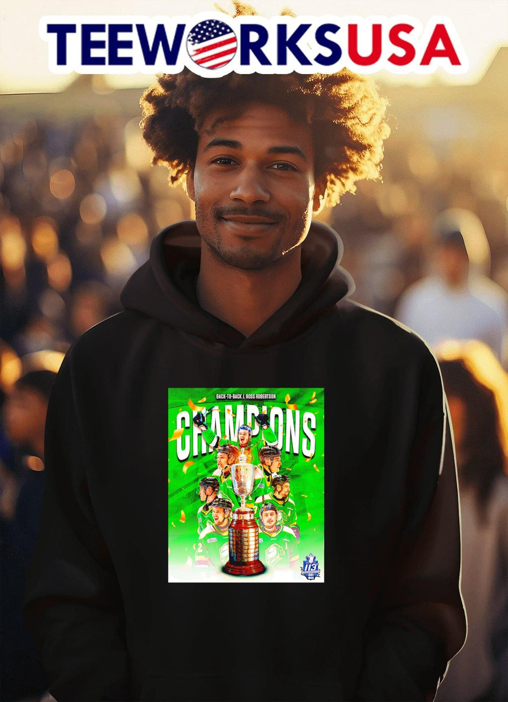 London Knights OHL Champions 2025 - Adult & Kids T-Shirts, Sweatshirts & Hoodies apparel design preview 2
