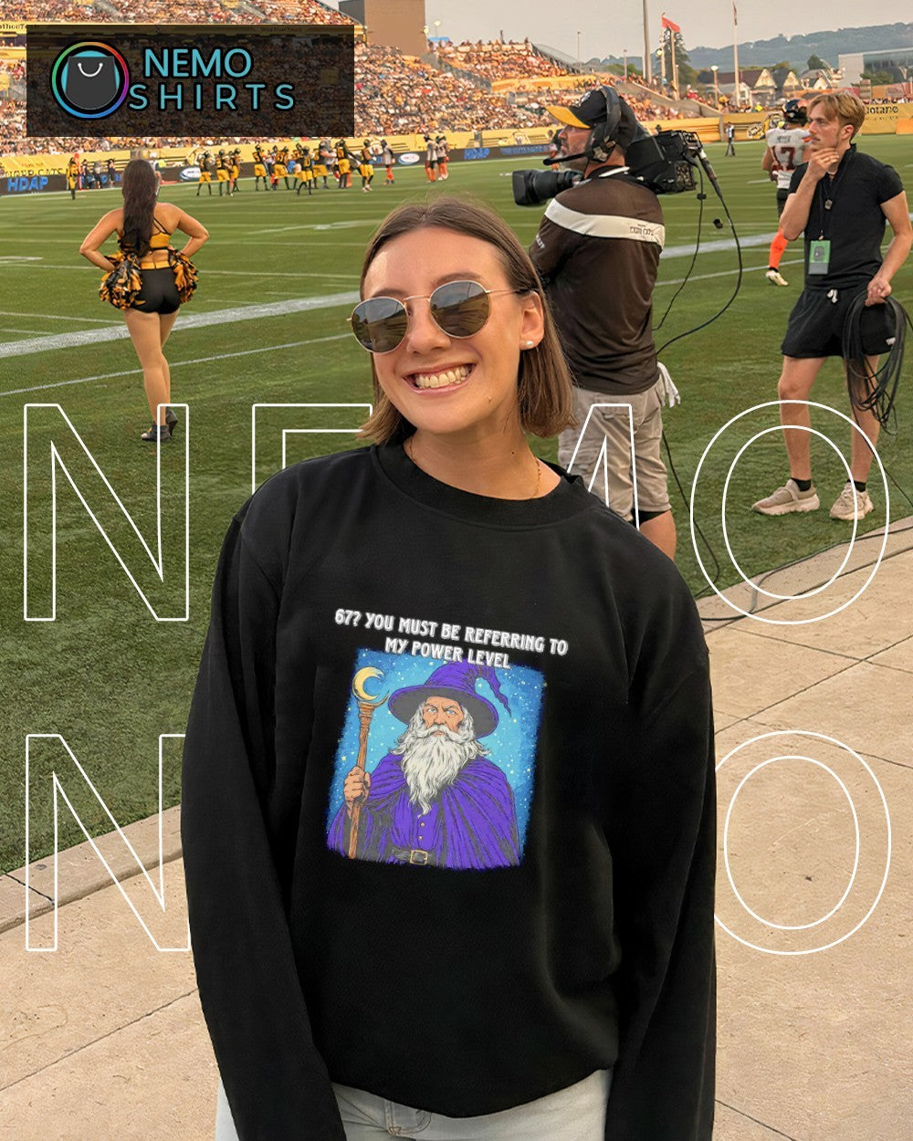Wizard 67 you must be referring to my power level - Adult & Kids T-Shirts, Sweatshirts & Hoodies apparel design preview 6