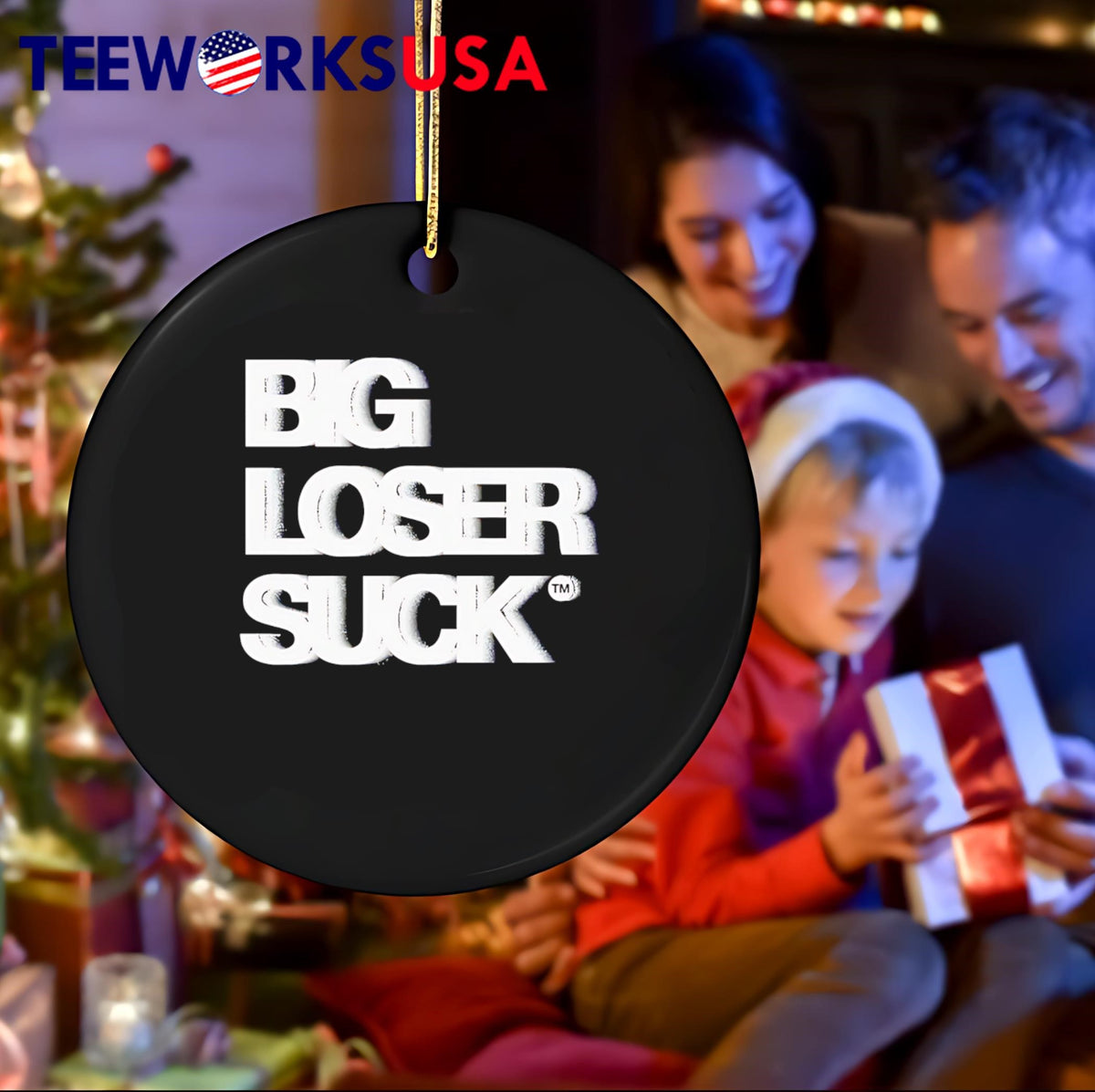 Big Loser Suck - Adult & Kids T-Shirts, Sweatshirts & Hoodies apparel design preview 4