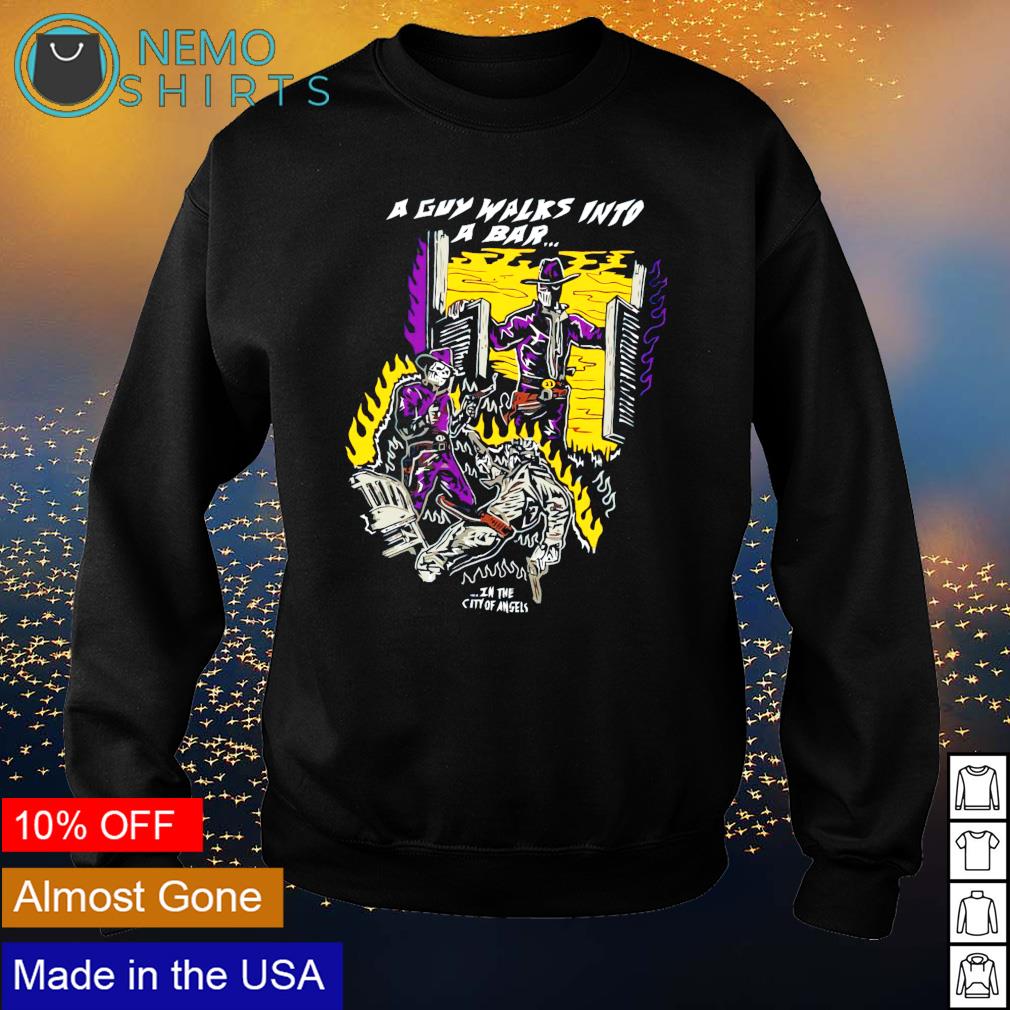 A guy walks into bar in the city angels - Adult & Kids T-Shirts, Sweatshirts & Hoodies product image 4