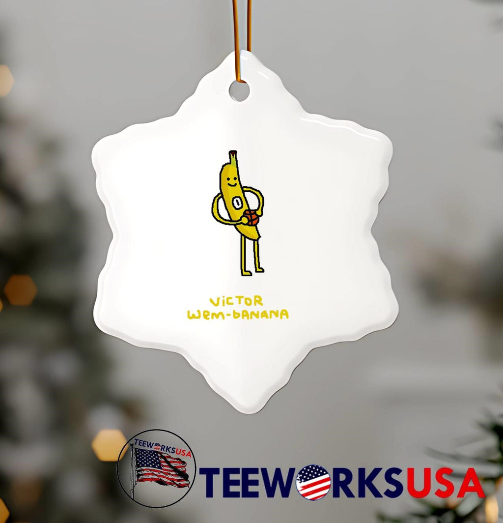 Victor Wem-Banana Spurs Basketball Player Pun - Adult & Kids T-Shirts, Sweatshirts & Hoodies apparel design preview 7