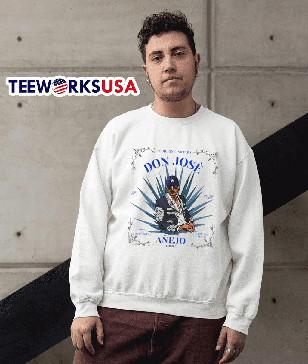 Don Jose Anejo Joe Kelly Los Angeles Dodgers - Adult & Kids T-Shirts, Sweatshirts & Hoodies apparel design preview 3