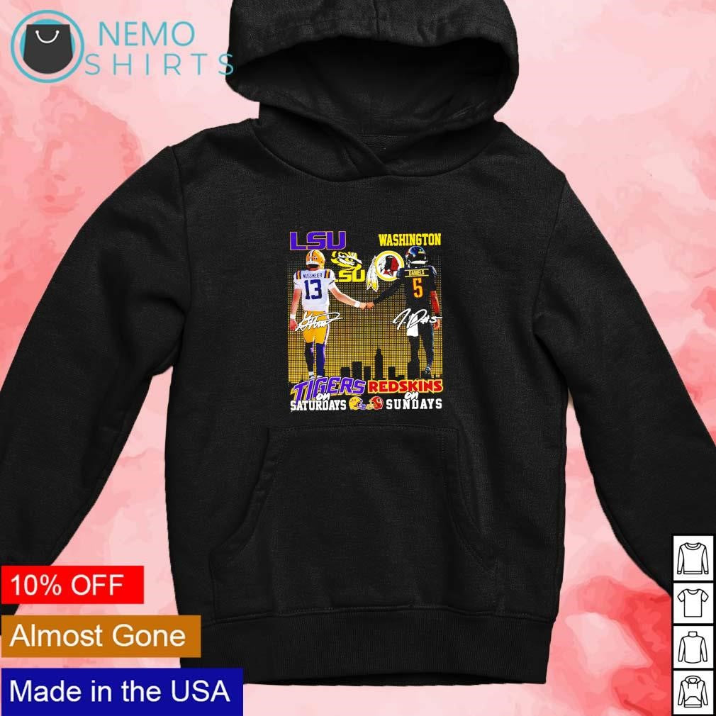 LSU Tigers Nussmeier on Saturdays Washington Redskins - Adult & Kids T-Shirts, Sweatshirts & Hoodies apparel design preview 4